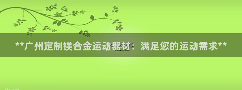 意昂3集团官网首页网址：**广州定制镁合金运动器材：